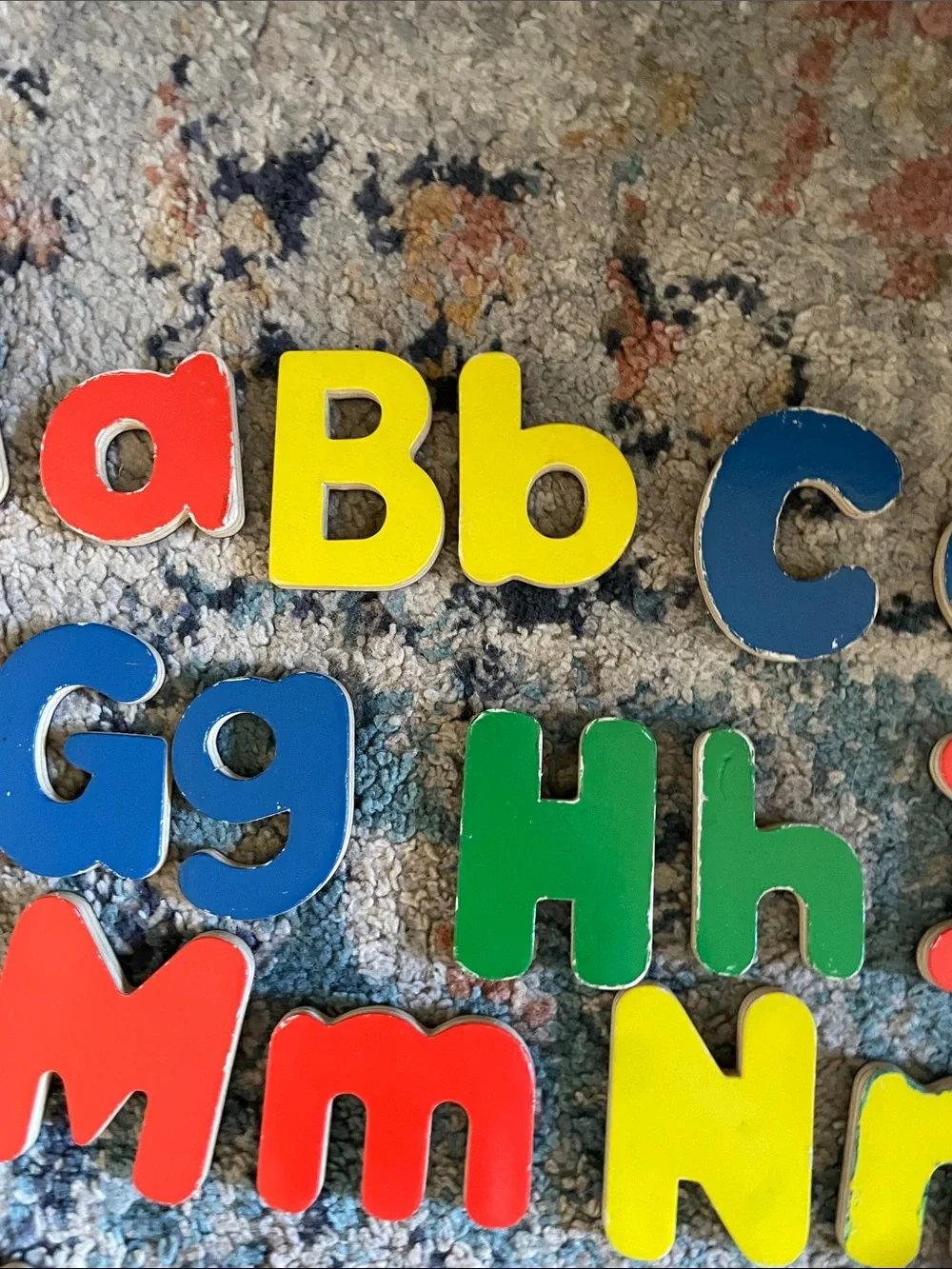 Melissa & Doug Wooden Magnetic Alphabet Letters - Multicolor Kids Toy